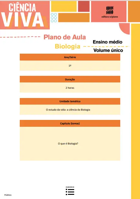 Capa Ciência Viva Biologia